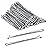 MORGLES Large Silver Bobby Pins for Gray Thick Hair, 2.75 Jumbo Hair Pins with Box 120PCS