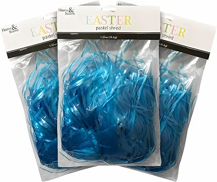 Brite Star 1.25oz Easter Plastic Grass, Blue Set of 3