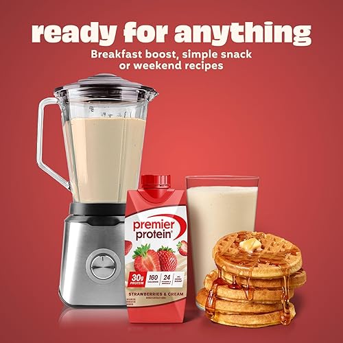 Miniatura 6 de Premier Protein Shake, Strawberries & Cream, 30g Protein, No Added Sugar, 24 Vitamins & Minerals to Support Immune Health, 11 fl oz, 12 Pack