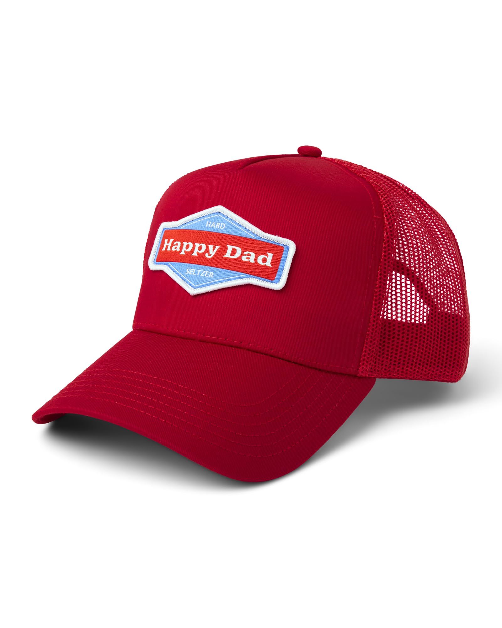 Happy Dad Hard SeltzerHappy Dad Trucker Hat, Trendy Mens Hats with Breathable Mesh Back, Snap Closure, Birthday Gifts, Snapback Cap