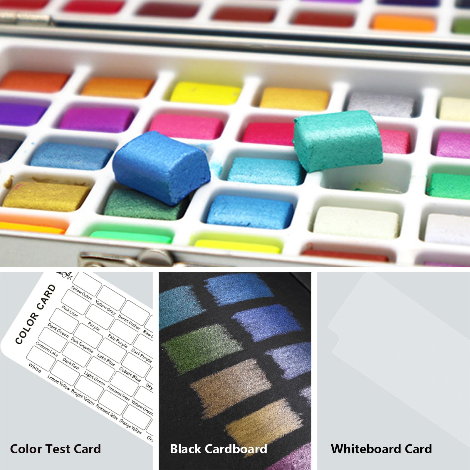 Set Acquerelli Professionali 100 Colori in Scatola Portatile con