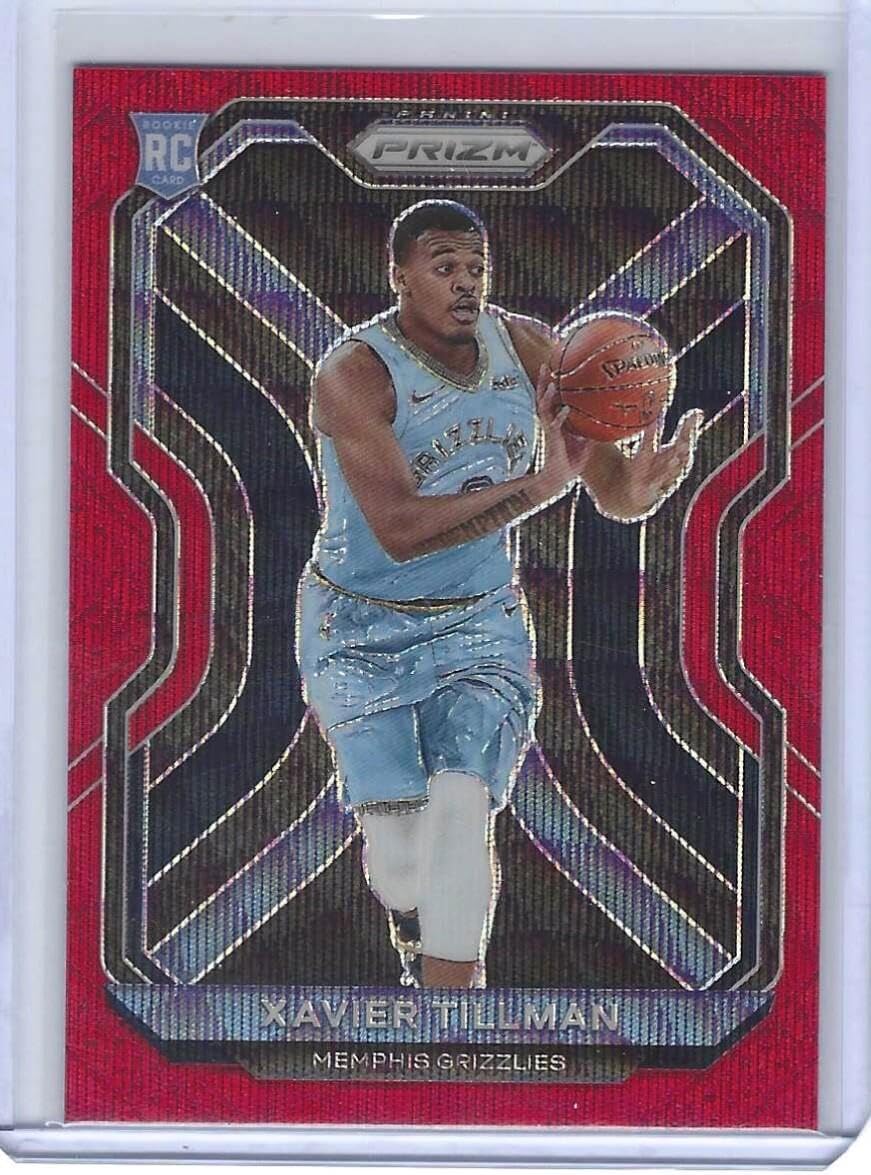 Xavier Tillman 2020-21 Panini Prizm Ruby Wave Rookie Rc #299 - Basketball Cards