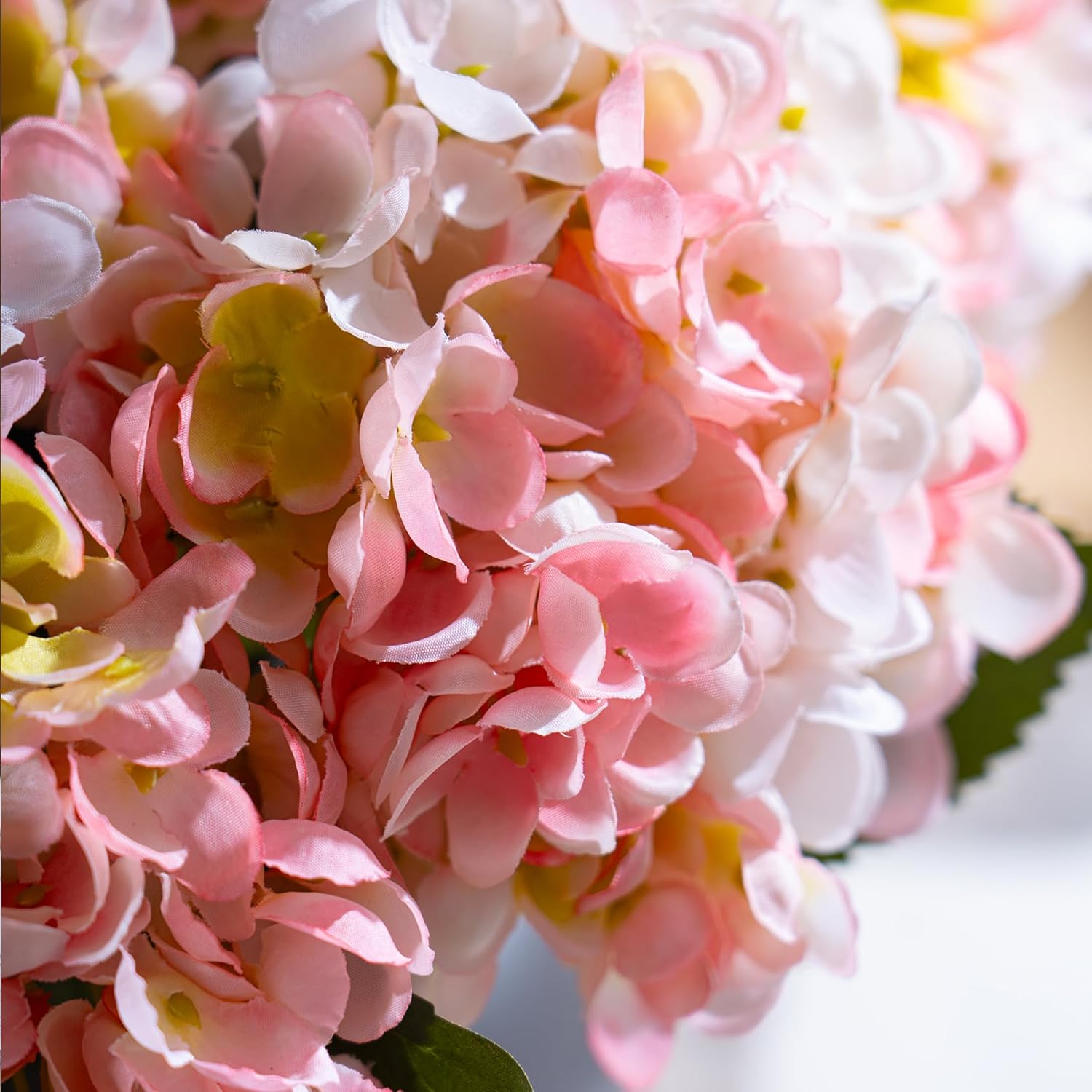 10PCS Faux Hydrangea Flower Hydrangea Artificial Flowers Hydrangea Bouquet Faux Flower Table Centerpieces for Home Wedding Bridal Bouquet Office Party DIY Floral Decor - Image 7