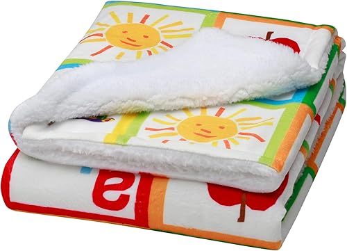 Miniatura 3 de Little Me - Manta de felpa de 2 capas para bebé, 2 caras reversibles, 30 x 40 pulgadas (estampado de damasco rosa)