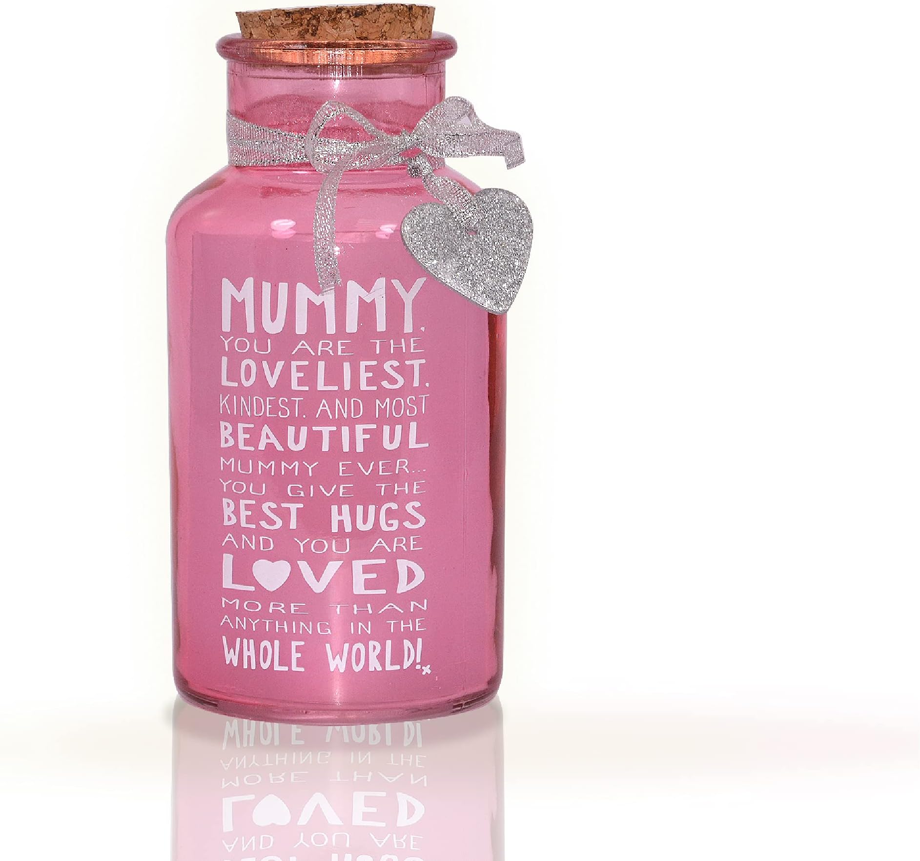 Messages Of Love Light Up Jar Mummy | Birthday Unisex | Home Décor | 2 x AA