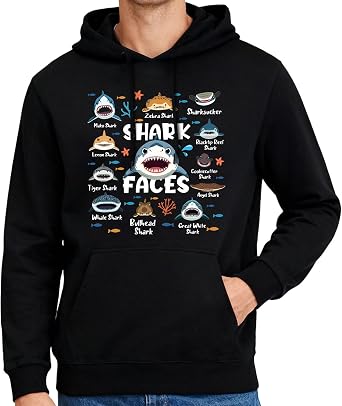 Black Hoodies for Men,Pullover Hoodie for Men,Loose Fit Polyester Pullover Sweatshirt for Men Women,Essentials Hoodie