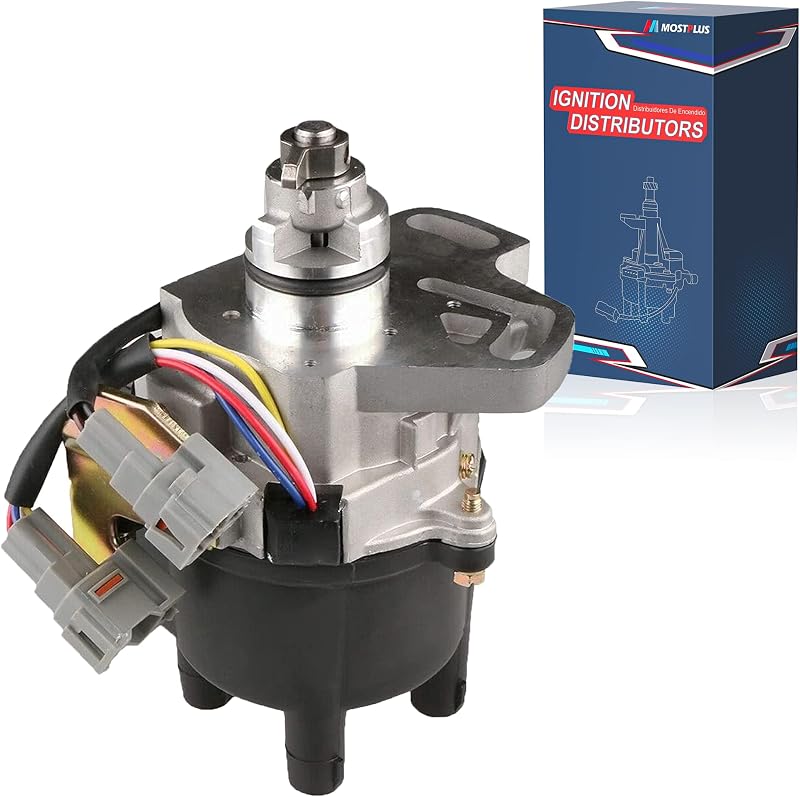 Distribuidor de ignição MOSTPLUS com tampa e rotor para Toyota Corolla, Celica e Geo Prizm 1.6L 5AFE – 1 unidade