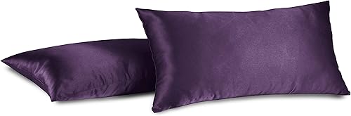 Creativa y colorida brillante satin de imitación  Funda de Almohada, Multicolor  Tamaño