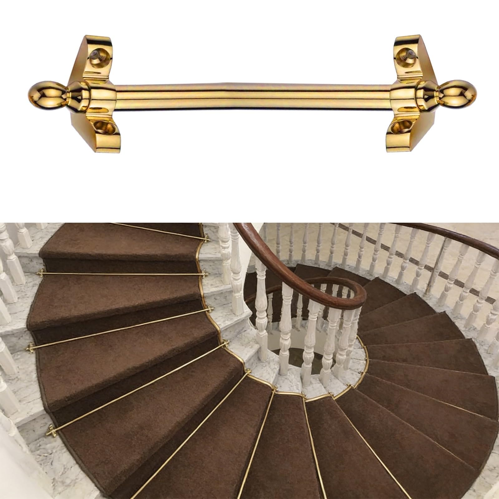Tiges de tapis d'escalier antidérapantes pour sécuriser le chemin d'escalier d'un grand théâtre