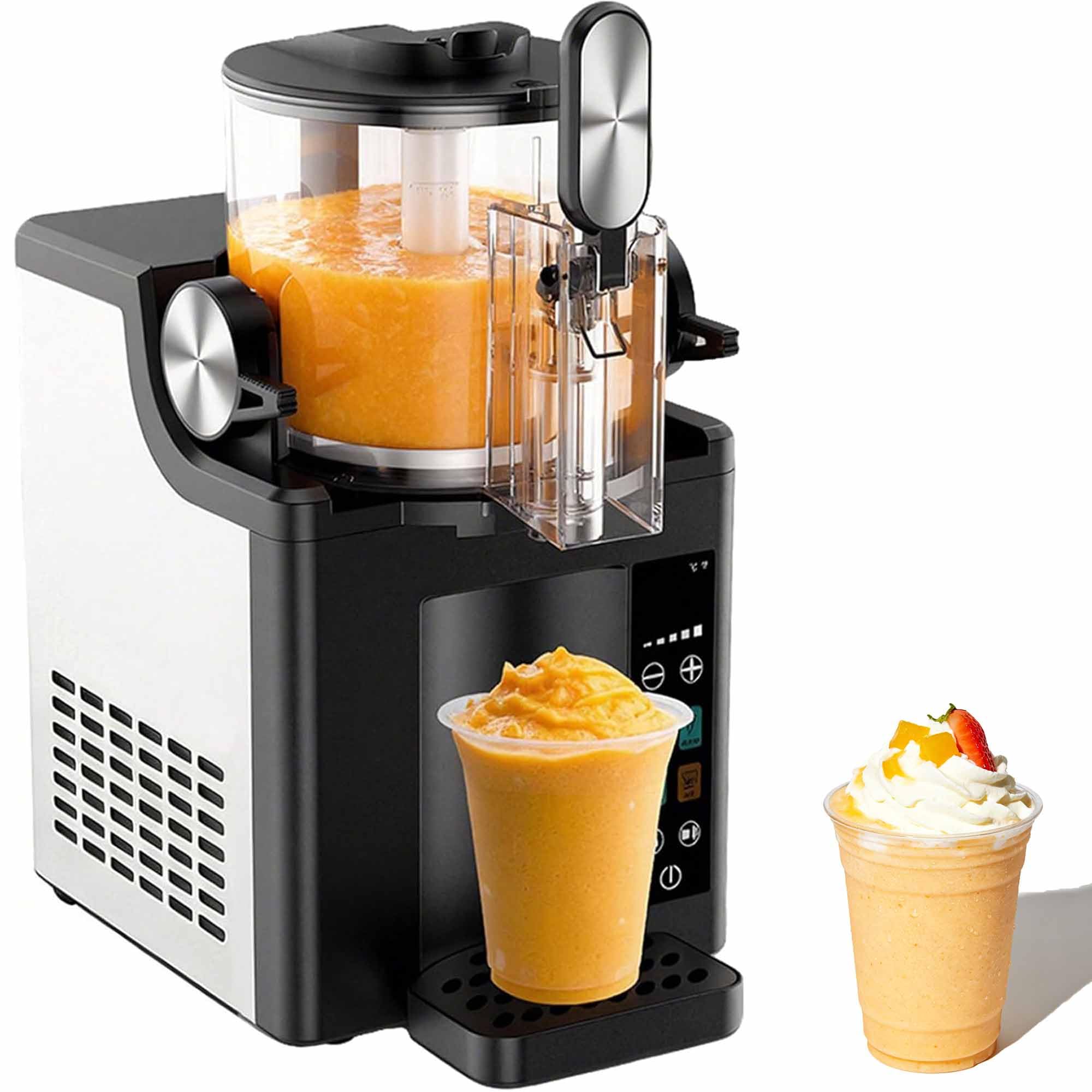 Máquina Inteligente De Bebidas Congeladas, Máquina De Granizados De 1.8l Con Pantalla Táctil 220w Con 4 Programas Preestablecidos Y Modo De Autolimpieza Y Máquina De Granizados Giratoria Rápida
