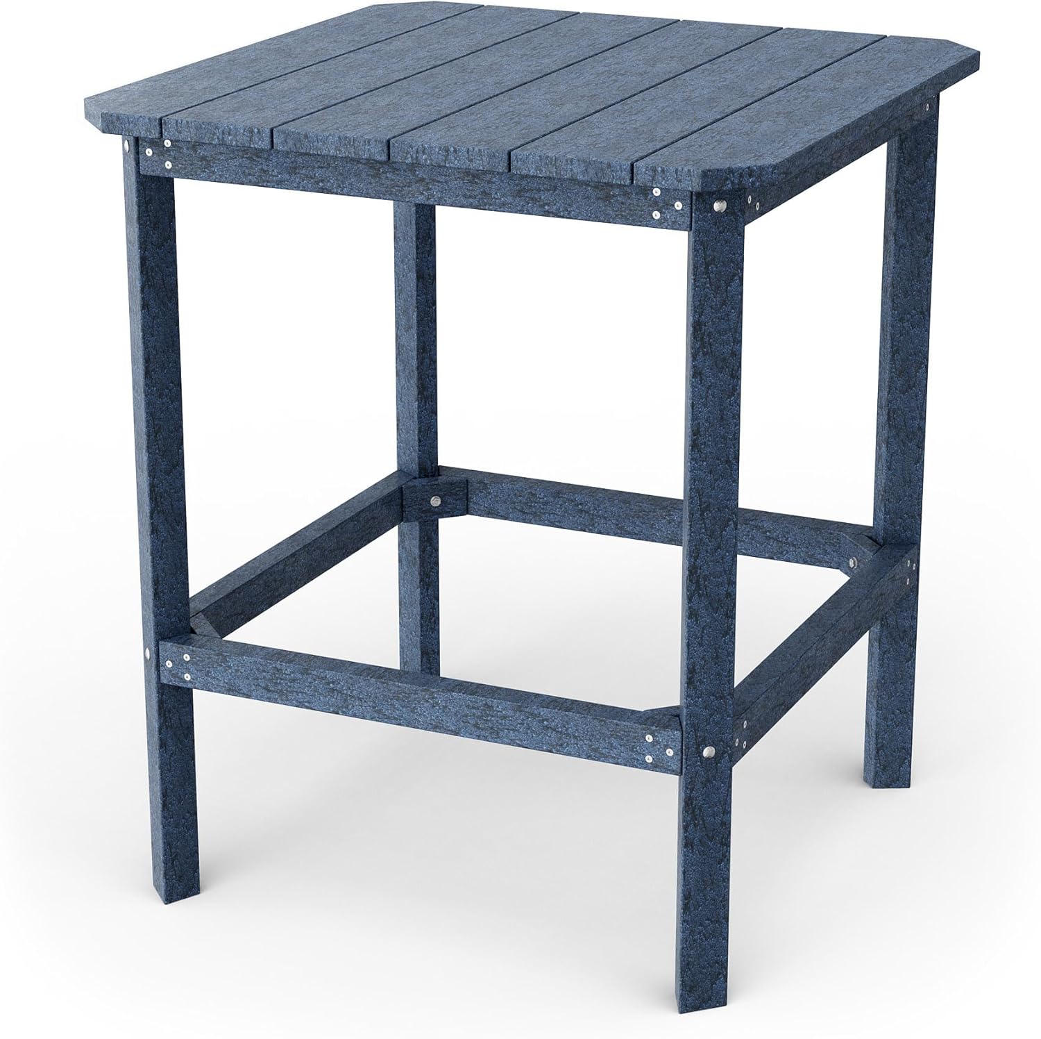 Wildridge Classic 40" High Bar Table, Patriot Blue - Outdoor Weather Resistant Recycled Plastic Furniture for Patio