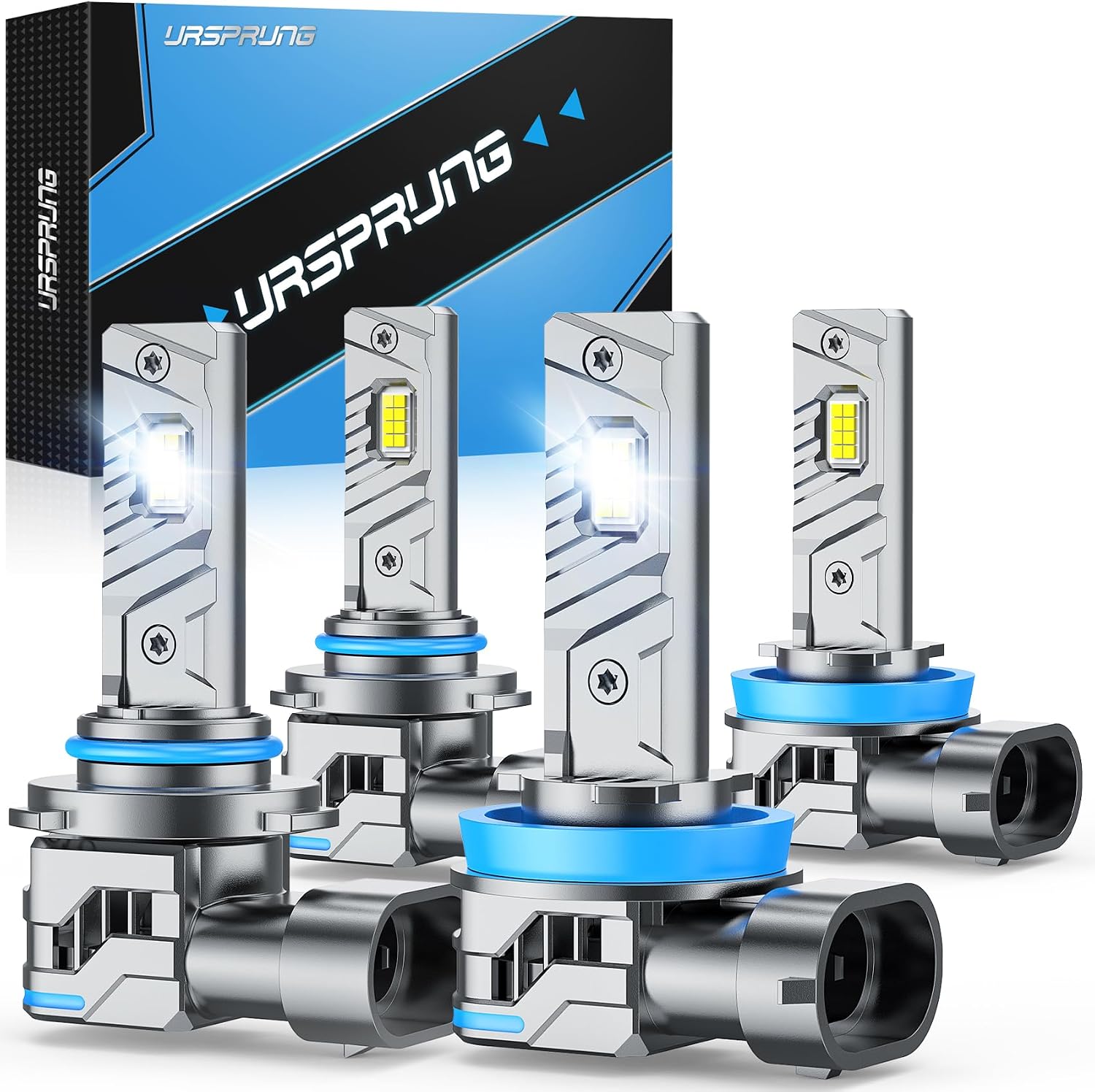 Ursprung H11 H8 H9 Fog Light Bulbs,2026 Elite Core 16pcs,120000LM,Pack of 2