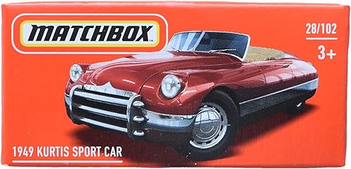 Hot Wheels Matchbox 1949 Kurtis - Coche deportivo