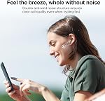 Wireless Earbuds, Bluetooth 5.3 Headphones HiFi Stereo, Mini in-Ear Bluetooth Earbuds, Wireless Earphones with 4 ENC Noise Cancelling Mic, IP7 Waterproof, LED Display, Touch Control Ear Buds, Black