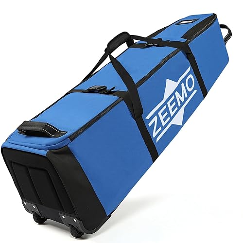 ZEEMO Golf Travel Bag, Full-Open Protective & Wheeled Airline-Approved Case
