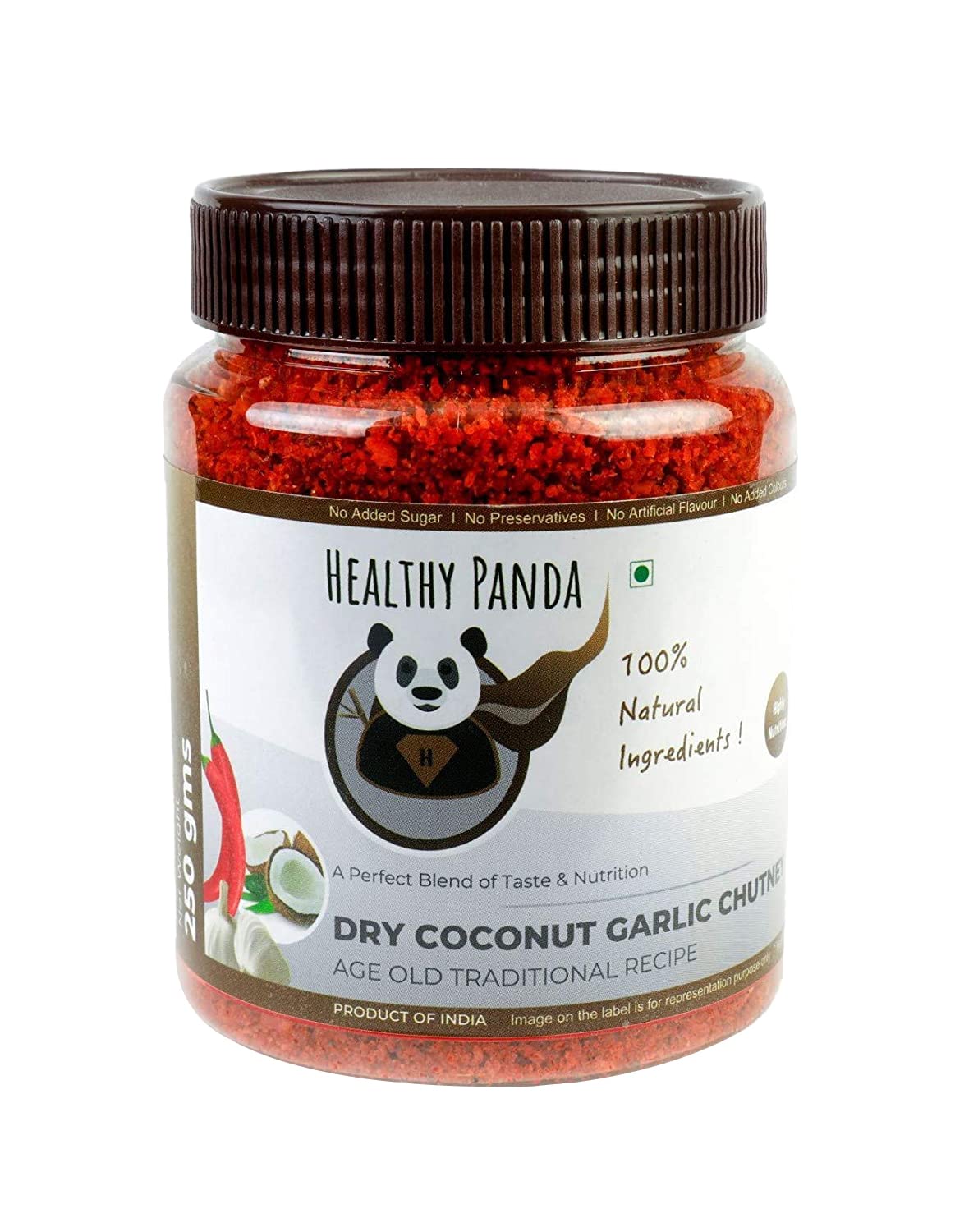 HEALTHY PANDA Dry Coconut Garlic Chutney Khobra Lasun Chatni, Kobbari Chatani, Dry Nariyal Chutni (100% Natural & Healthy) - 250 Gram (B08YN54YC9) Amazon Price History, Amazon Price Tracker