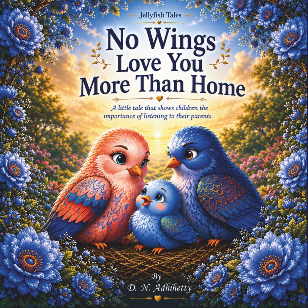 No Wings Love You More Than Home: A little tale that shows children the importance of listening to their parents.