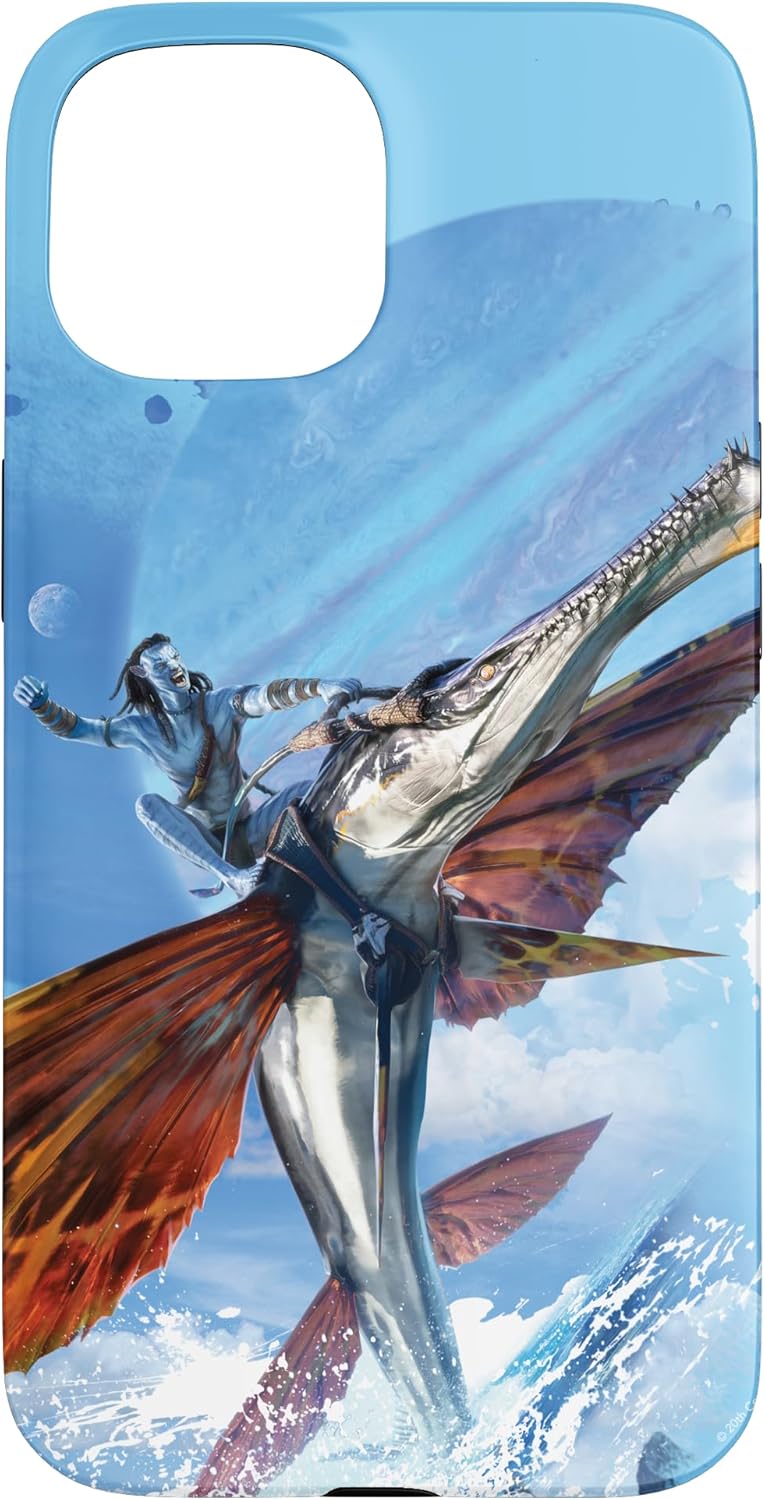 iPhone 15 Avatar: The Way of Water Jake Sully Riding Skimwing Painted Case