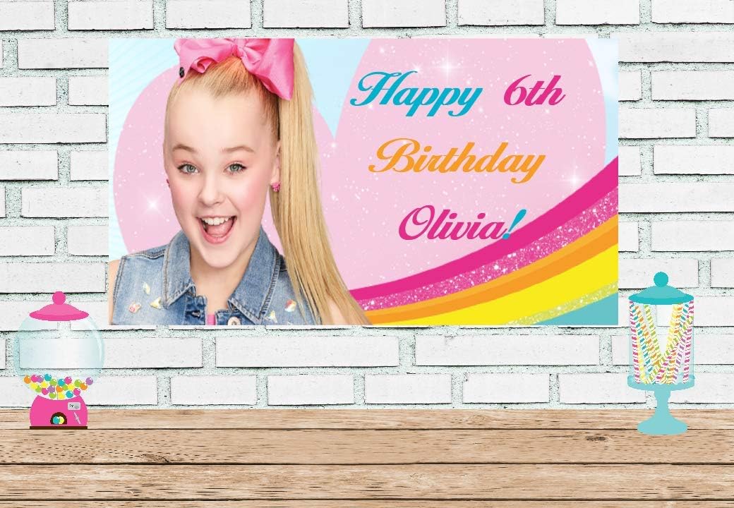 JoJo Siwa 3x6 feet Vinyl Banner