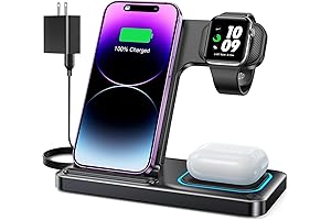 DUMTERR 3 in 1 Wireless Charging Stand: The Epitome of Convenience for Apple Devices