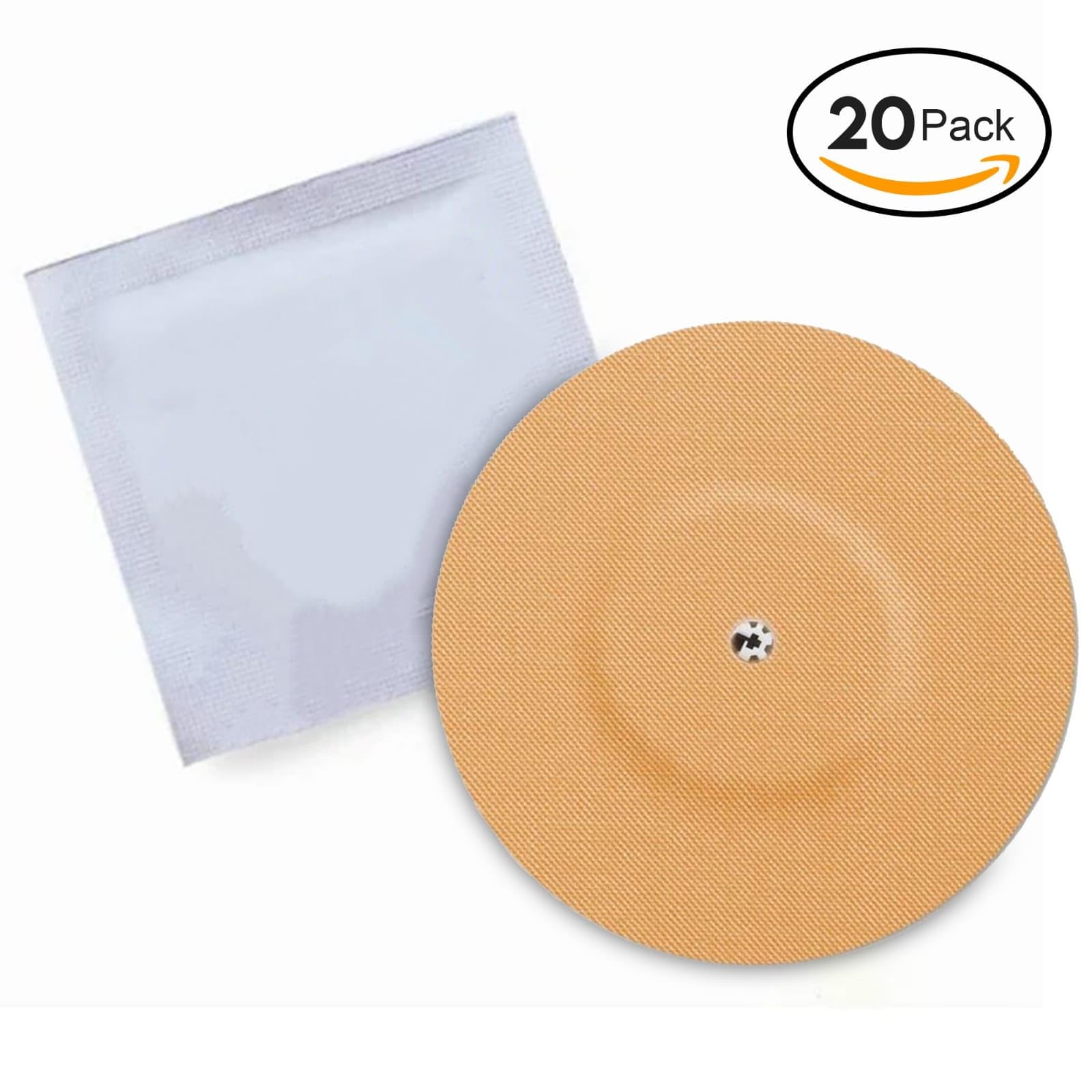 20 Parches Protectores Sensores Freestyle estilo Libre Traspirables y Resistente al Agua Con Orificio en el Centro para el Sensor