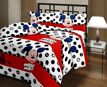 ROMAN HOMES Kids Cartoon Design Print Only Cotton, Microfiber Single Bed Reversible AC Blanket/AC Dohar/Quilt (Multicolour, Spiderman)