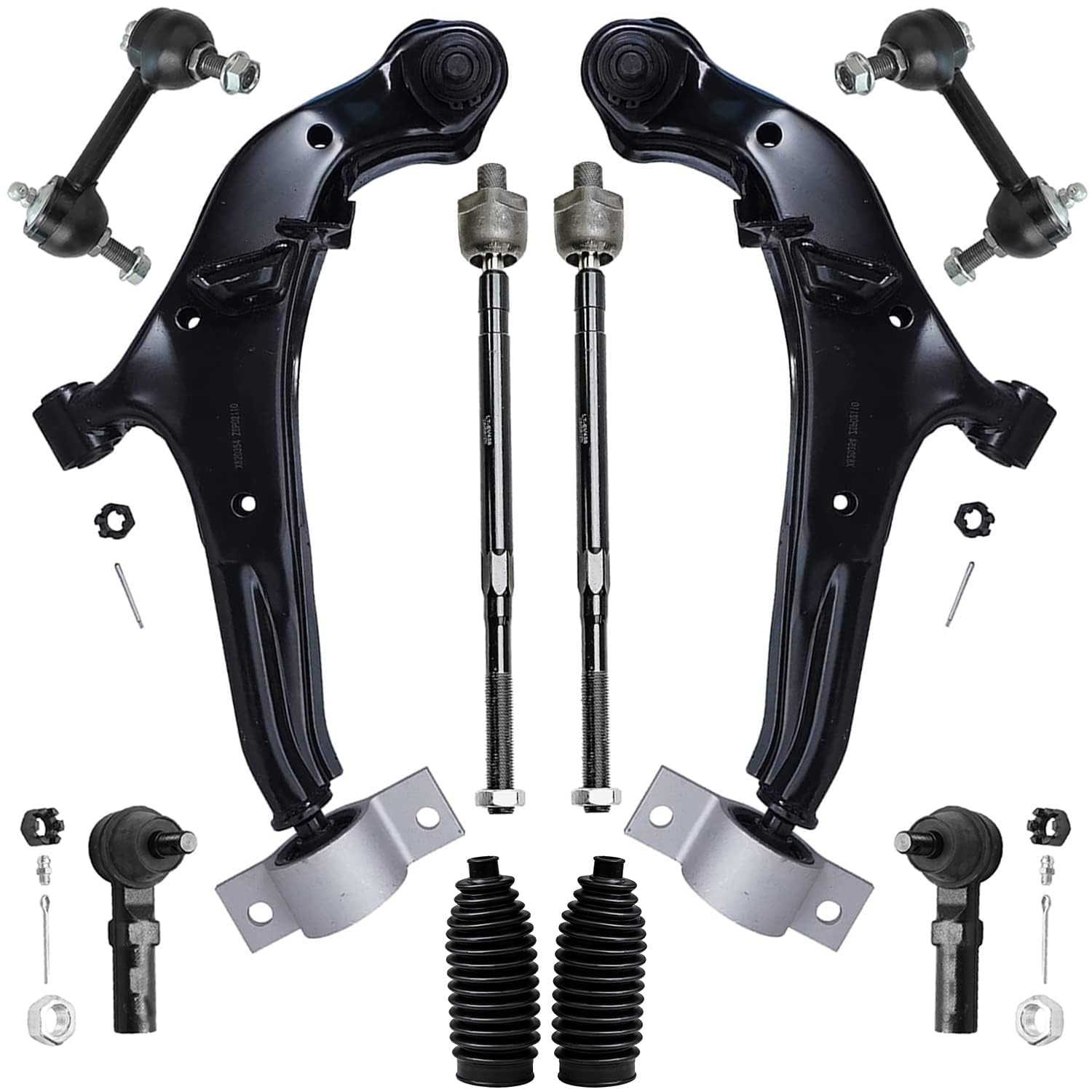Detroit Axle - 10pc Front End Suspension Kit for 2000-2003 Nissan Maxima