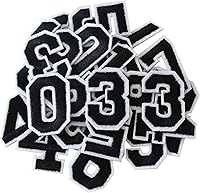 Vista 39 de GYGYL 36 Parches de Letras y Números para Planchar, Parches de Letras de Animales, Parche Bordado del Alfabeto A-Z, Números 0-9 Aplique para Ropa