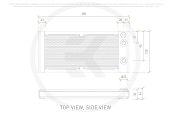 EKWB EK-Quantum Surface S240 Radiator, Dual, White, 2-Pack