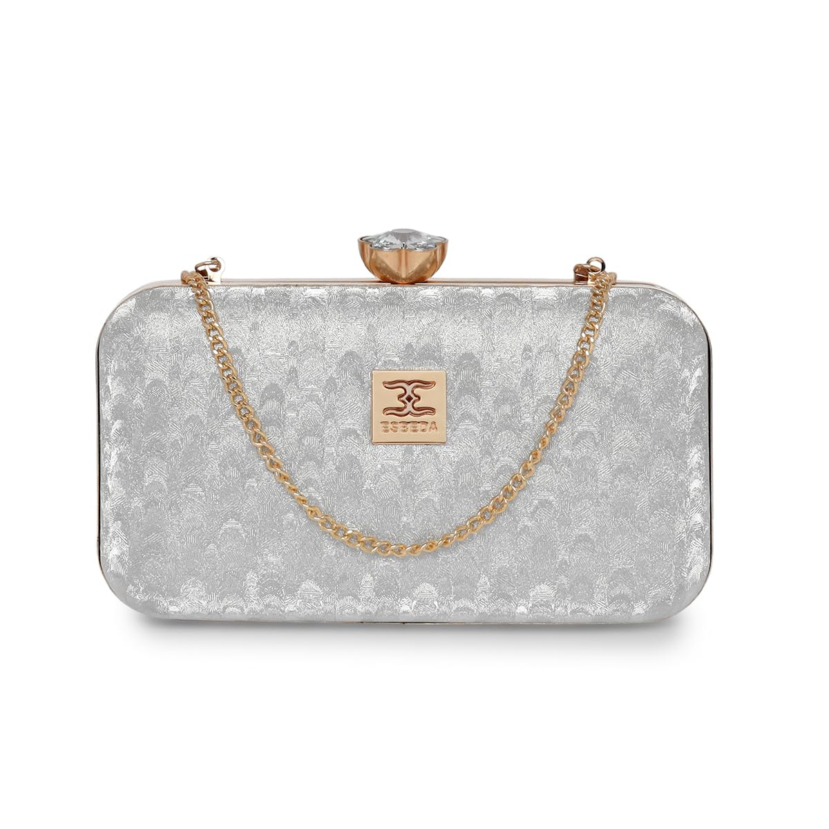 Sparkle Luxe Evening Clutch For Womens | Clutch for Women Daily Use | Ladies Hand Purse for Women Stylish Latest-image-39