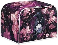 Vista 90 de Marbling Butterfly Print 2 Slice Toaster Dust Cover, Kitchen Small Appliance, Anti Dust and Fingerprint Bread Machine Cover