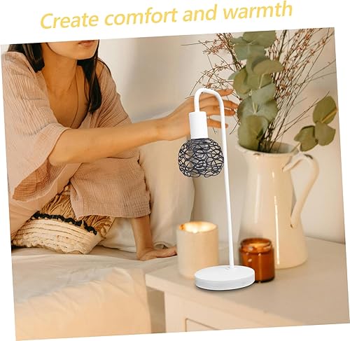 Miniatura 9 de Cubierta de luz de jaula de metal Pantalla de lámpara de repuesto decorativa gris pantalla de lámpara