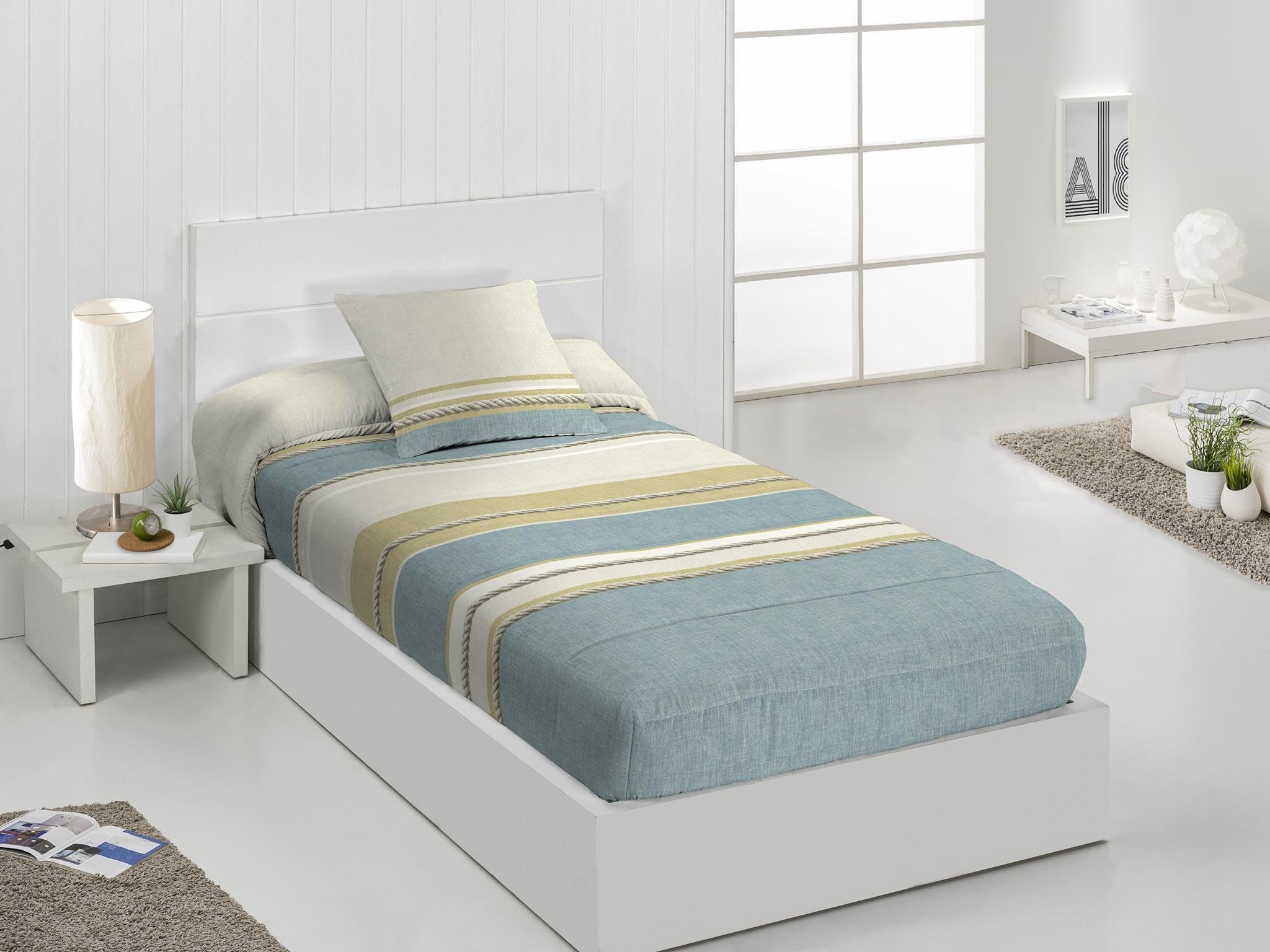 JVR | Edredón Ajustable Tamaño 90 Suave y Transpirable – Edredón Extrasuave Premium con Diseño Moderno para Todas Las Estaciones