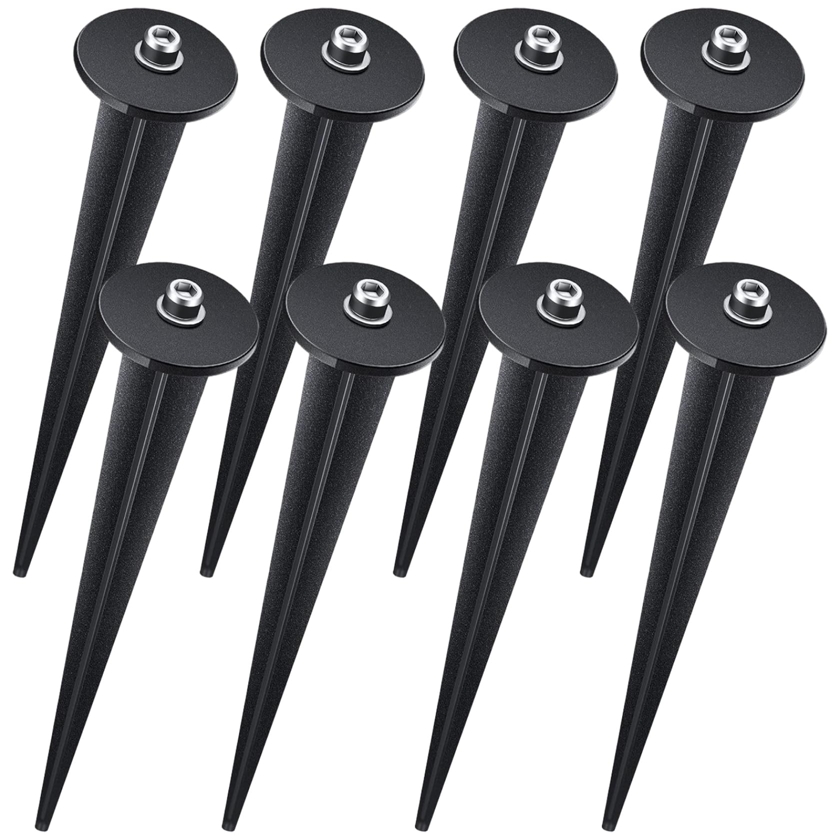 Piquets métalliques pour le sol anti-vent pour éclairage de jardin