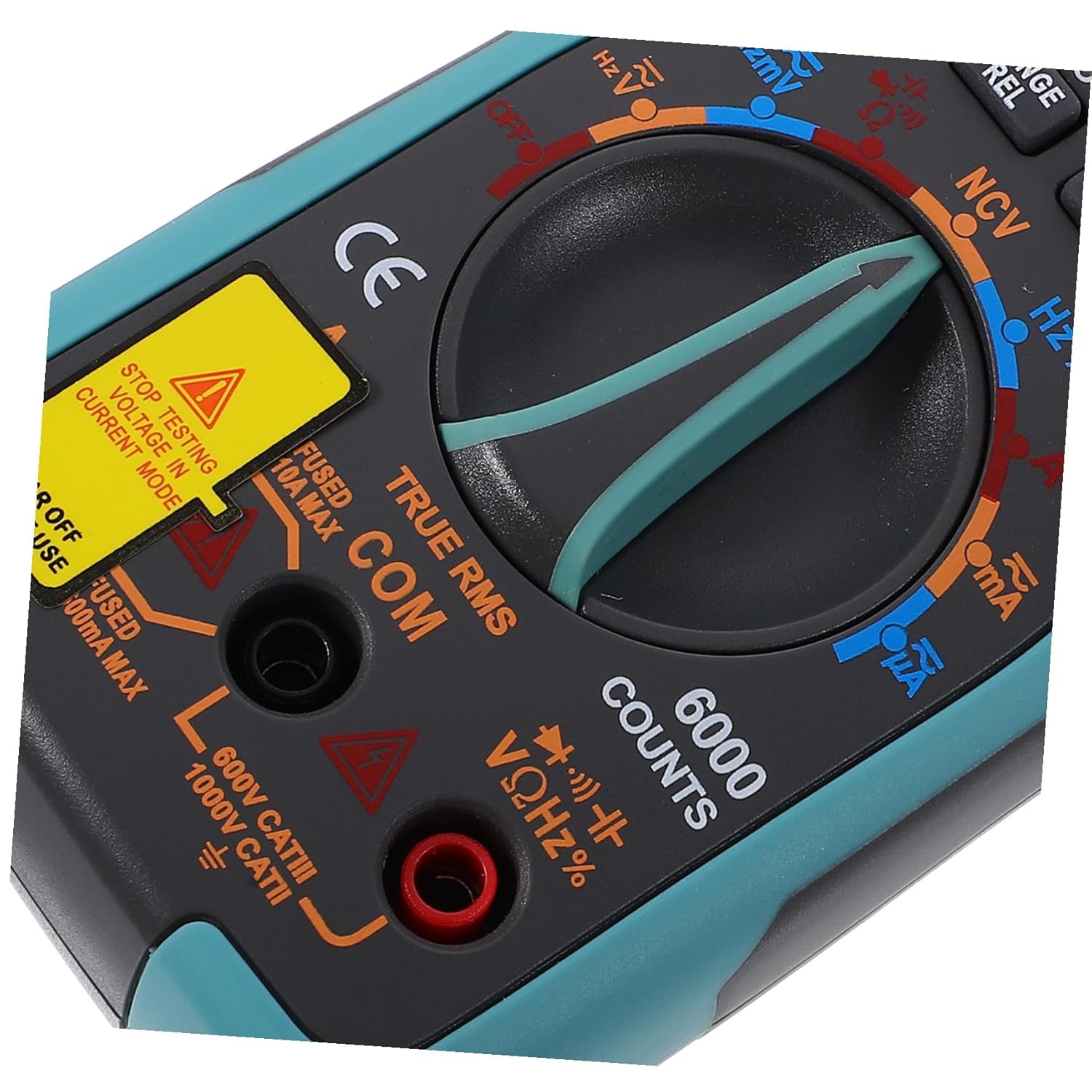 VILLCASE Auto Ranging Digital Multimeter Portable High Precision Multi Tester with Backlight Display for Voltage Resistance Capacitance Measurement Blue