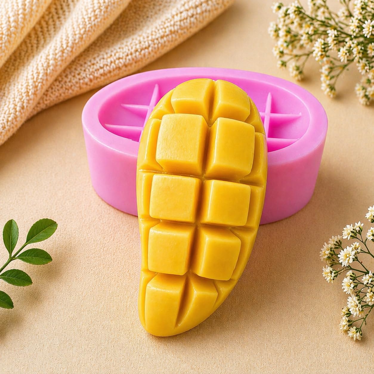 Mango Slice (Big) | Easy to Clean and Store, soap molds are The Perfect Choice for Beginners and Professionals Alike to Create Beautiful, Custom Soaps with a Professional Finish.-image-23