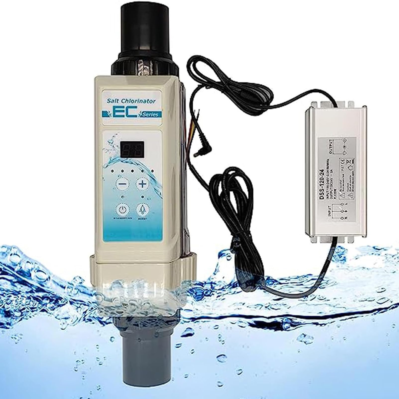 SPA Pool Salz Chlor Maschine 8g/12g/16g/20g/h Salzwasser Chlor Generator Elektrolyse Salz Chlorinator 12g/h