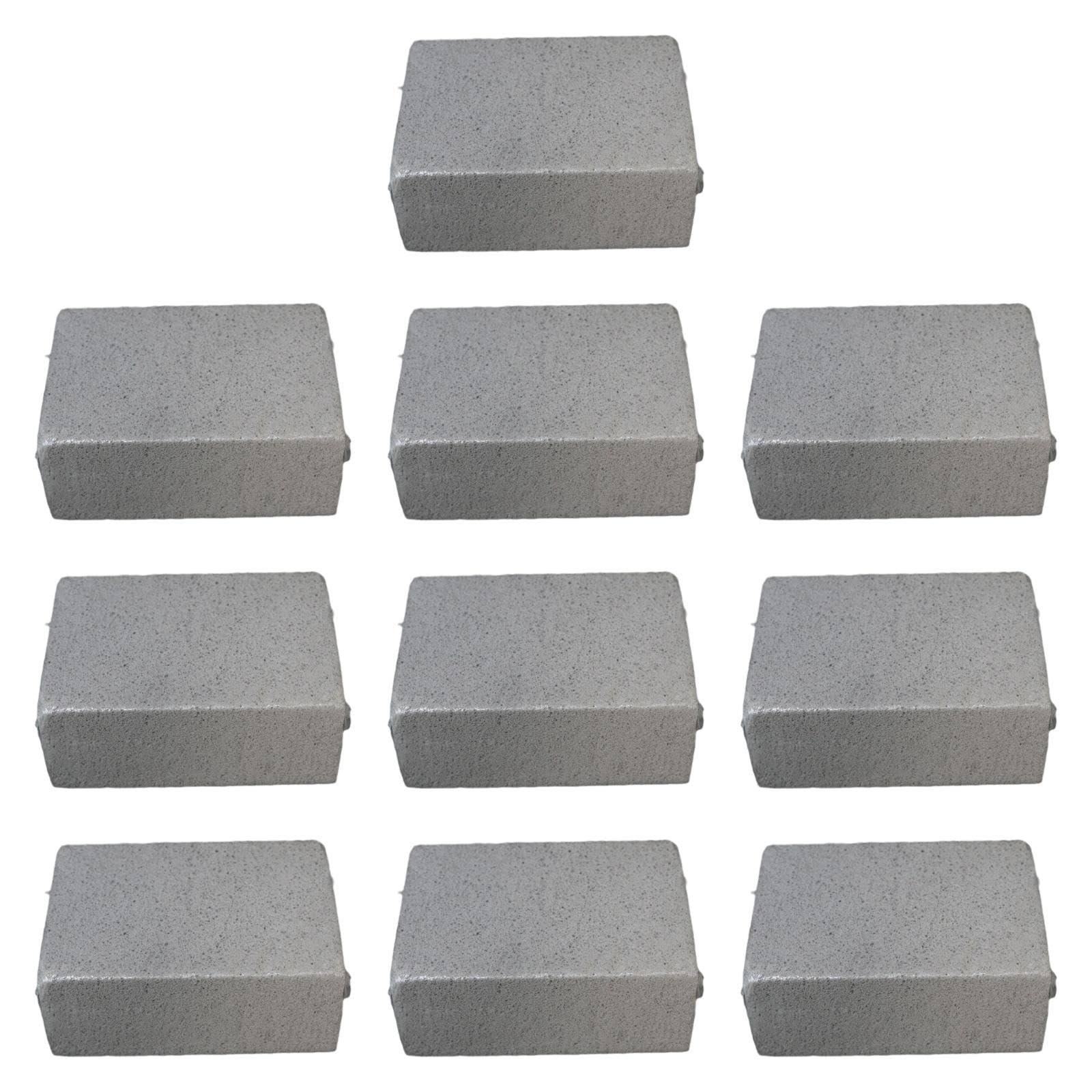 10 Pièces Pierre de Nettoyage Grill Barbecue Pierre Grille Multisurface Pumice Portable Usage Répété Nettoyage Facile Convient Jardin Maison Barbecue
