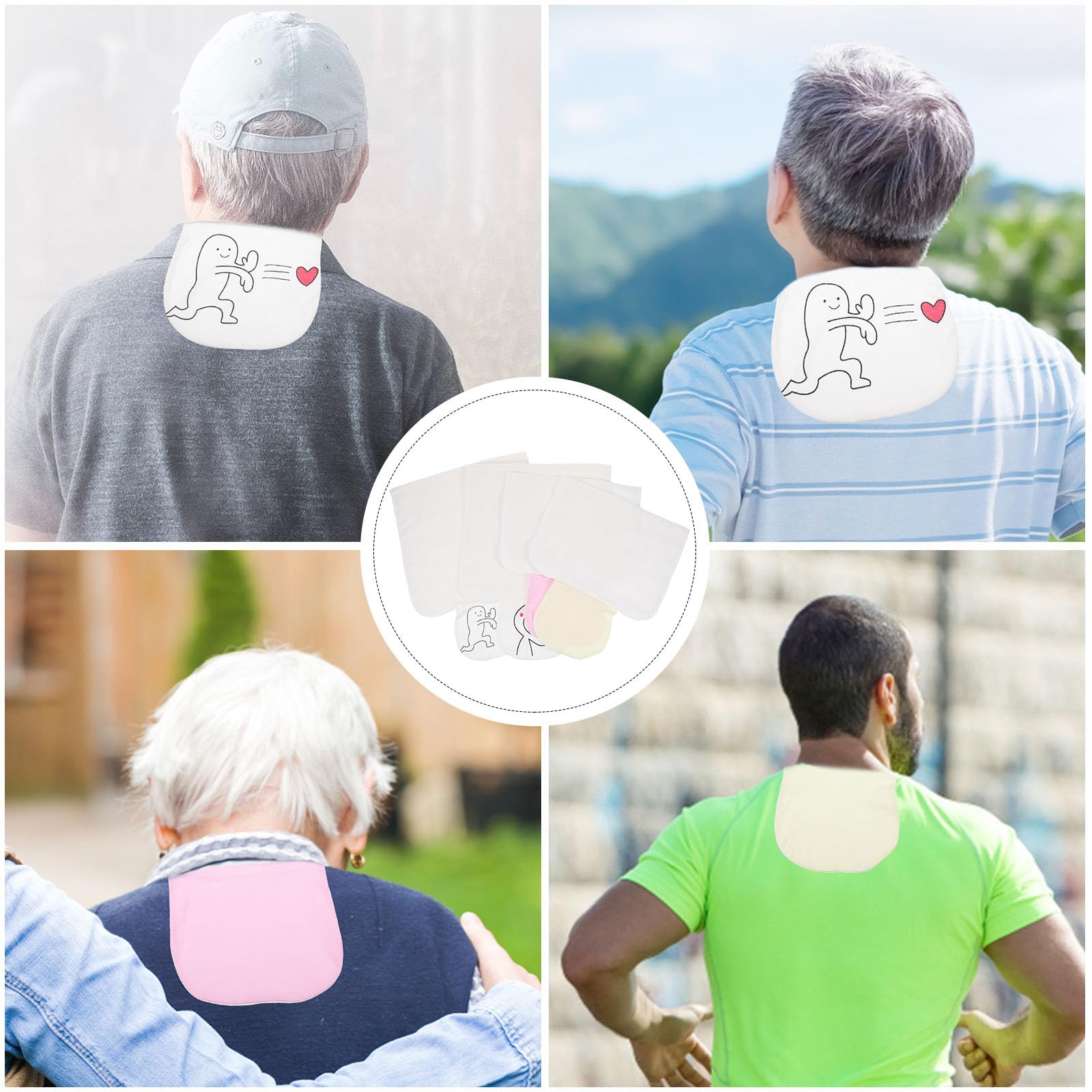 8 Stück Saugfähige Baumwollhandtücher für Senioren und Schwangere Flexible und Komfortable Schweißtücher für Sport und Badezimmer