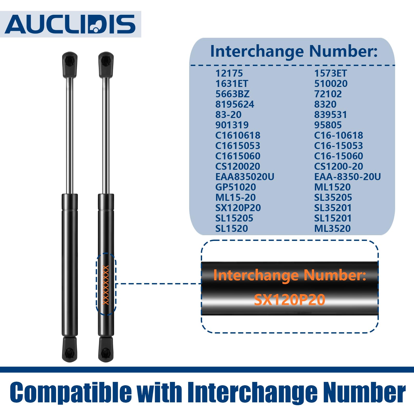 Amazon.com: ml15-20 7395qx C16-15053 12 inch 20lb/89N Gas Strut