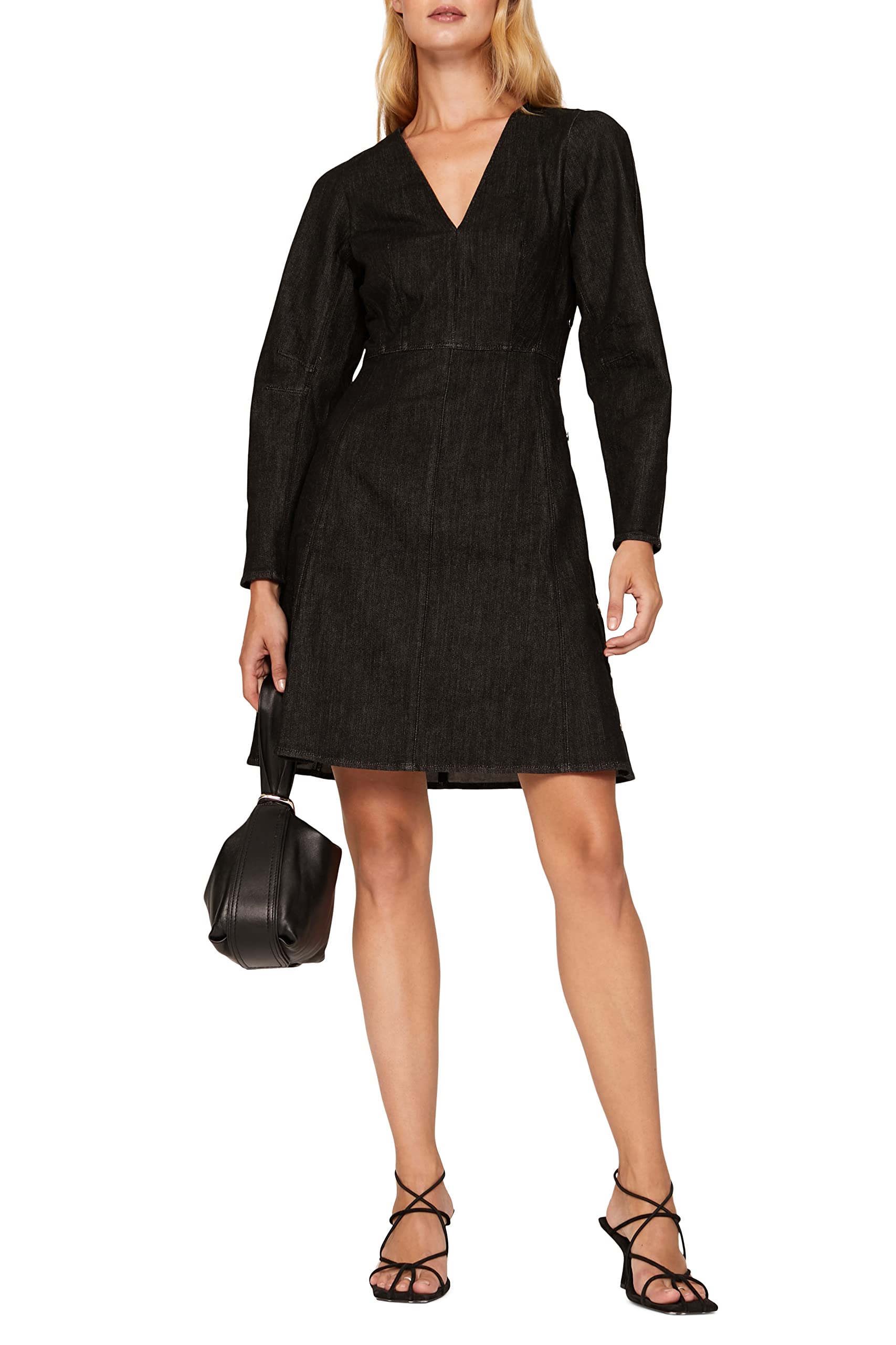 Thakoon Collective RTR Design Collective Button Side Denim Dress