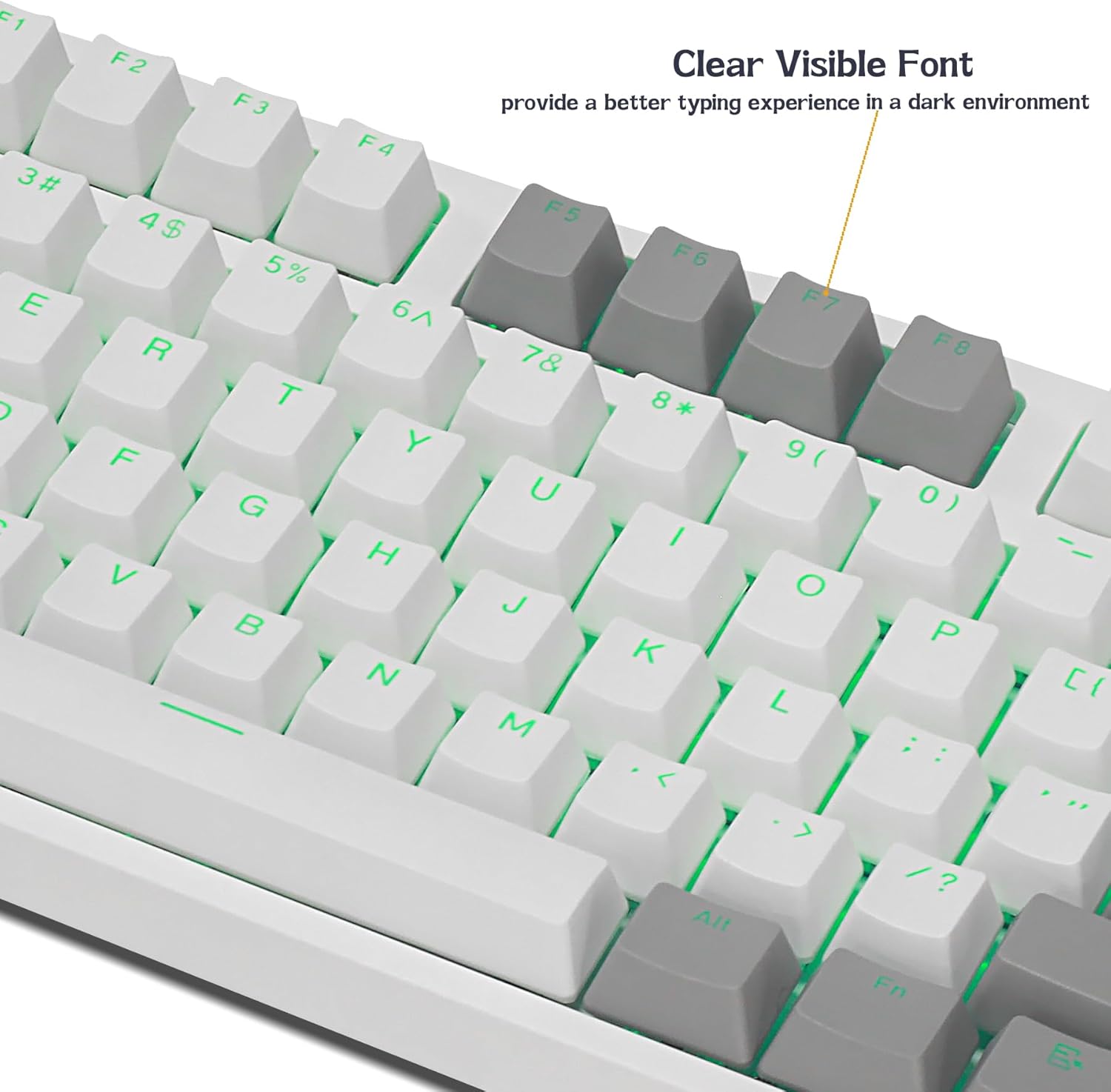 Happy Balls PBT キーキャップ バックライト付き 設定 ダブルショ