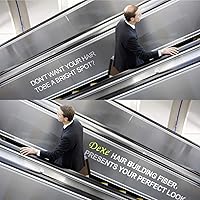 Vista 2 de Dexe Polvo de color de fibras de construcción de cabello espesar instantáneamente el cabello adelgazante para hombres y mujeres (negro)