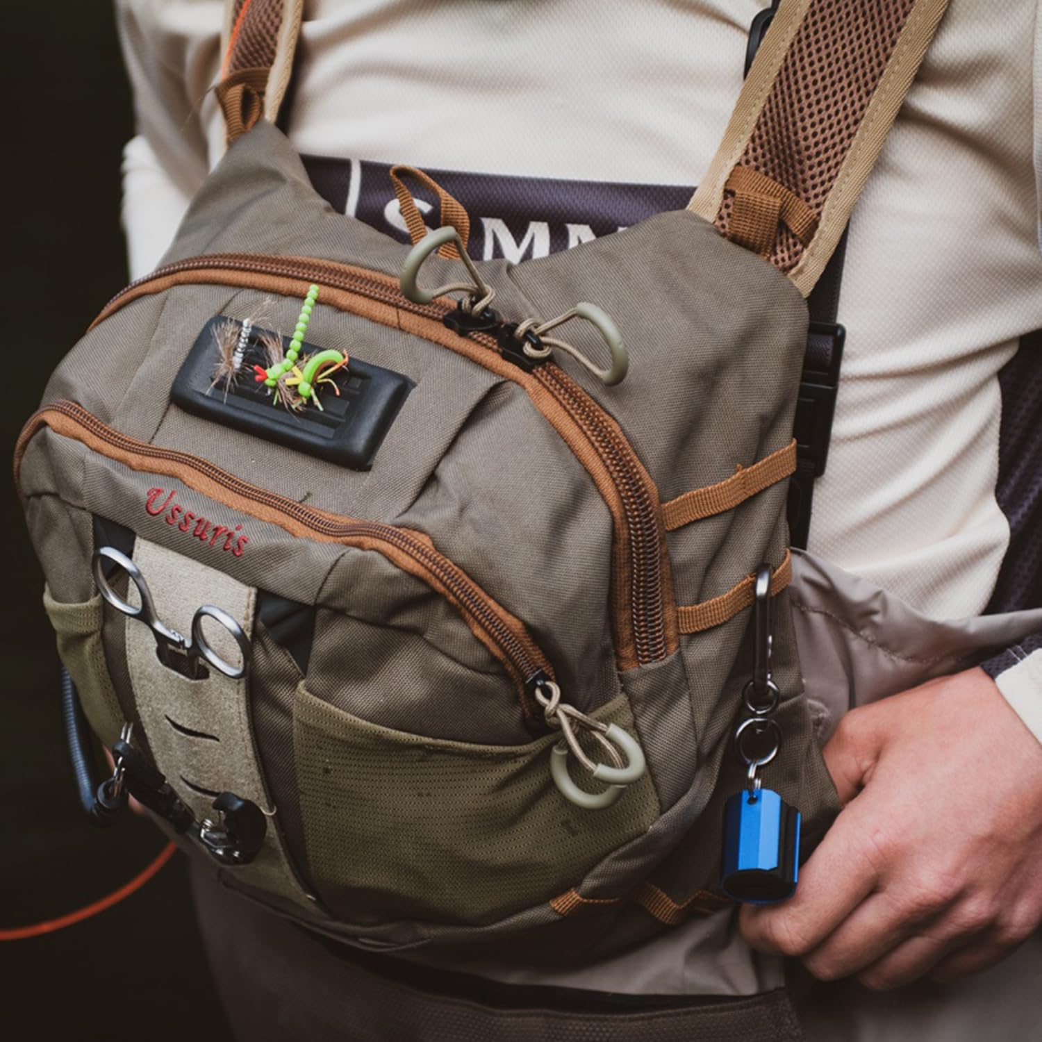 Fly Fishing Chest Pack included extra back panl,Tackle Storage Chest Backpack - Image 4