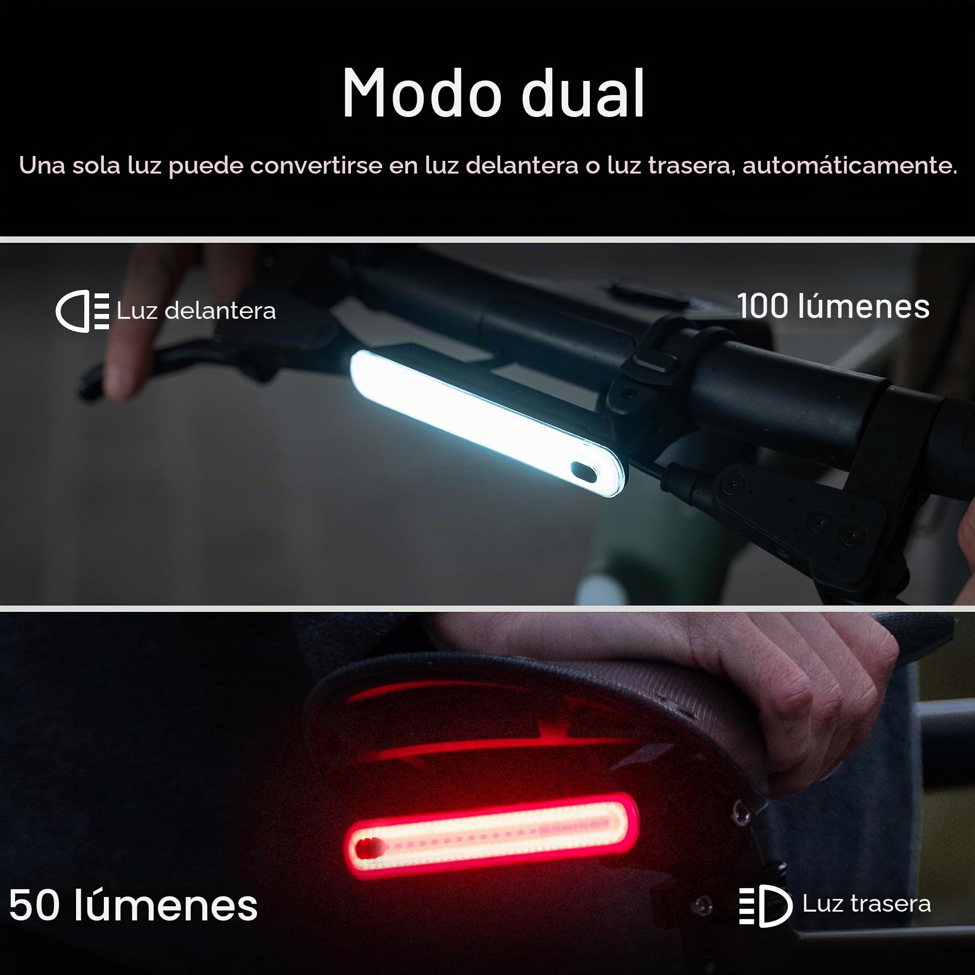 UNIT 1 Mando Bici Inalámbrico | Intermitentes en Manillar & Iluminación