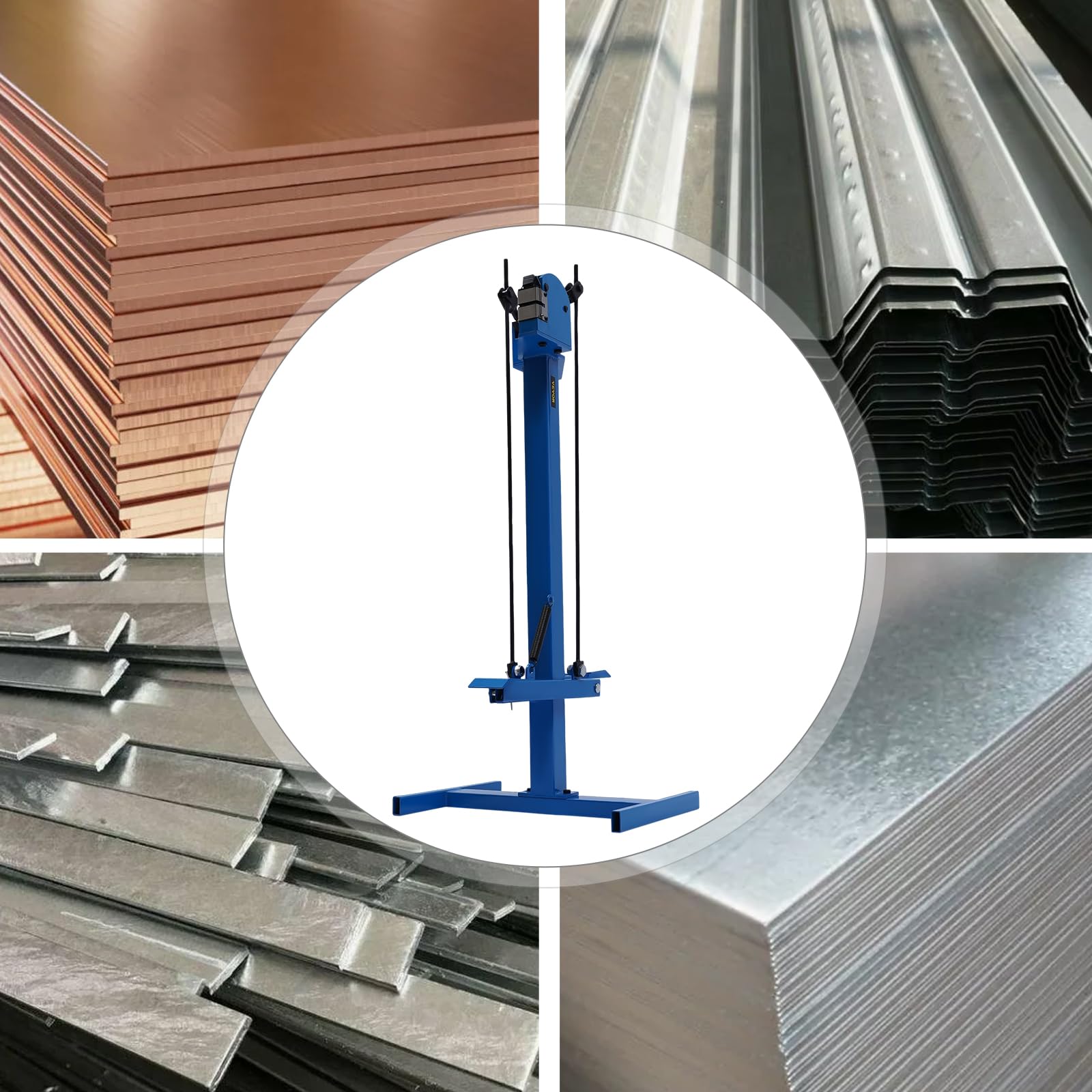 Metal Stretcher Shrinker, SS-18FD 1.2MM 18 Gauge Mild Steel Capacity 2 in 1 Manual Shrinker and Stretcher Metal Forming Shrinking Tool for Cars Metal Roofs