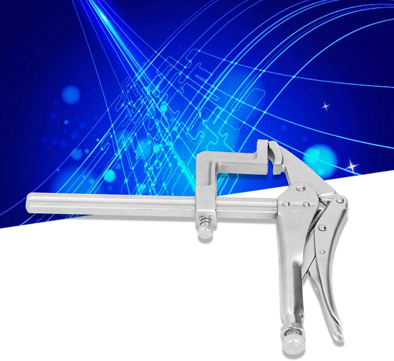 Woodworking Clamps, Bar Clamp, Clamp Vise, Woodworking Ratchet F Clamps, Chrome Vanadium Steel Sliding Rod Pliers for Carpenter,, Hardware Hasps