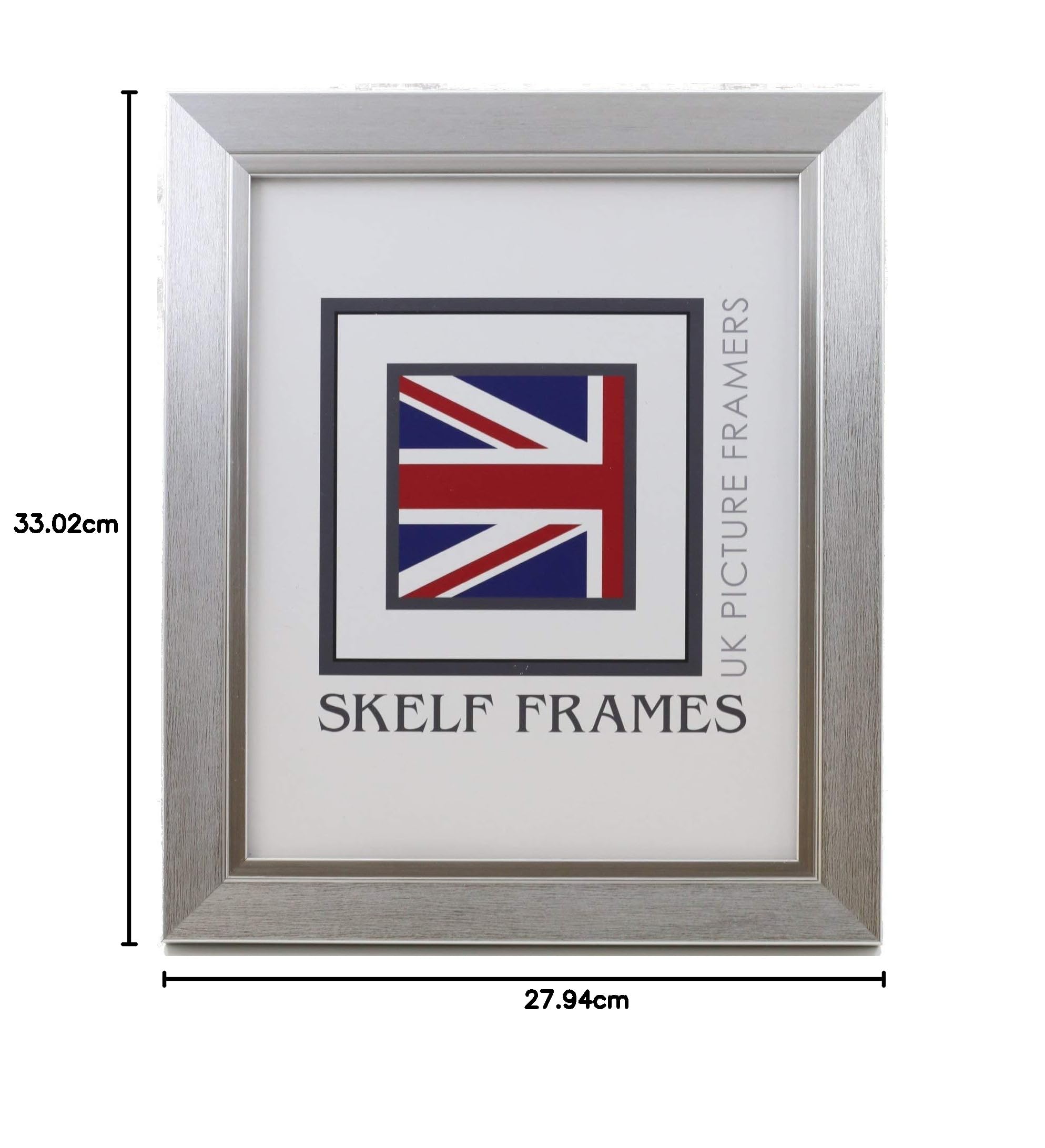 Skelf Frames 15 X 6 Inches Panoramic Picture Photo Frame In Phoenix Black Solid Wood With Glass Hand Made In Yorkshire (Multiple Sizes