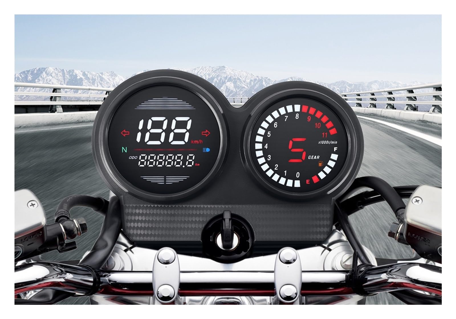 Amazon.co.jp: CB125 CB125SF NKD 125用デジタルバイク計器パネル