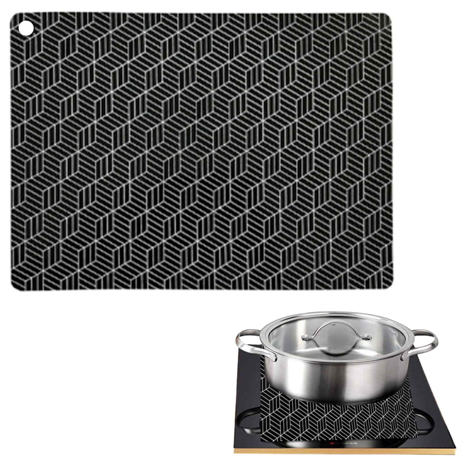 Kitchen Countertops Protections Mats for Induction Stove Silicone Construction with Nonslip Bottom Easy Maintenance Kitchen Countertops Protections Mats